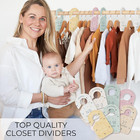 Beautiful Baby Closet Dividers For Clothes - Double-sided Organizer From Newborn
