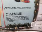 Bucilla Jolly Old St Nick Felt Christmas Ornaments Kit