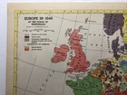 1950 s Vintage Europe In 1648 Antique Atlas Map - Hammond s New World Atlas