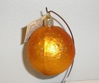 2010 - Whole Orange - Old World Christmas Blown Glass Ornament - New W tag 28099