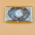 Antique Russian Silver Niello Cigarette Case  Maker N m  Bobir  1892-1908