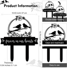 Cardinals Memorial Grave Marker 13 78 X 10 63 Inch Metal Cemetery Decoration    