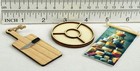 Miniature Cheese Selection  Gourmet Set  Dollhouse Kitchen Food  1 6 Scale