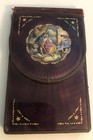 Antique Enamel Vanity Case dance Card Holder W Miniature Picture-austria