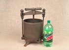 Antique 10-quart Cast Iron Fruit   Lard Press No 3 Griswold-type Very Nice Cond 