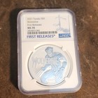 2021 Tuvalu  1 Wolverine First Releases Ms 70 Ngc Silver Coin