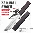 Handmade Samurai Sword Ninja Japanese Katana Full Tang Carbon Steel Blade Sharp