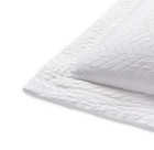 Ralph Lauren Kaia Matelass   Euro Pillow Sham 26  X 26  White  135