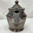International Silver Co Silver Soldered Coffee Pot 12oz Vintage Hotel Ware 5002