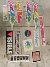 Surf Sticker Lot Of 14 Vintage Medium Billabong Quicksilver Oneil Hurley