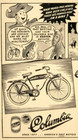 1948 Columbia Bicycle Advertisement Comic Pal Revere Flying Bike Vtg Print Ad