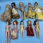 Vintage   Antique Dolls Lot Of 10     Mixed Styles  Composition   Plastic     Tlc