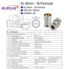 N Type f Sl m Adaptor Connector For Rohde   Schwarz Spectrum Analyzers Test Port