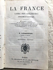 Antique French Book France With Its Colonies Illustrated Dated 1872