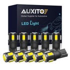 10 Auxito T10 168 194 Led License Plate Dome Light Bulb 6000k White Error Free M