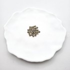 Antique Silver Rondelle Spacer Beads 30pcs 4x2mm    metal Beads For Jewelry Diy