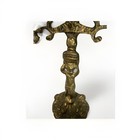 Antique Brass Figural Putto Cherub Balance Scale Stand Victorian Desk Ornament