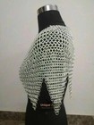 Beautiful Look Cosplay Costume Chainmail Aluminum Halloween Chainmail Bra Top