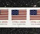 2026usa Forever Us 1776 Flag - Pnc Plate   b1111  Coil Strip Of 5   bca 
