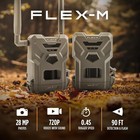 Spypoint Flex-m Twin Pack Game Cameras Cellular Gps Night Vision 720p Video Ip65