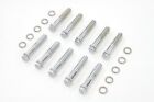 Big Twin Shovelhead   Panhead 12 Point Cylinder Head Bolts - Chrome