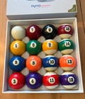 Complete Lot Of 16 Billiard Pool Balls - Used With A Box For Storage