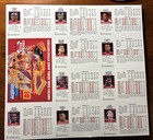 1991 Chicago Bulls Team Osco Drug Michael Jordan Uncut Sheet 12 Cards Nice