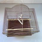 Prevue Wire Bird Cage Pink 17    Height X 13    Wide X 11    Deep 
