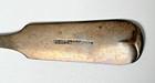 1840   s Coin Spoon  Platt   Brother Fiddle Handle Pattern 