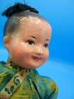 Vintage Chinese Regional Costume Composition Head Rag Boy 10  Doll