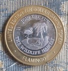 Ten Dollar Gaming Token Las Vegas Flamingo 55th Anniversary  999 Silver 2001