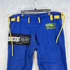 Inverted Gear Bjj Gi Pants A3s Blue Yellow Mens Large Jiu Jitsu Uniform Checkmat