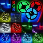 3528 Bright 12v 16 4ft Rgb Waterproof Smd 300 Led Flexible Strip Light Christmas