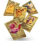 55pcs Pokemon Card Foil Gold Pack Cards Tcg Gx Vmax Gx Card Charizard Christmas