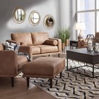 3- Piece Gold Circle Wall Mirror Set     Round Metal Frame For Home And Room Decor