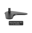 Vivo Dual Lcd Monitor Vertical Stand Mount  Fits 2 Ultrawide Screens Up To 34 