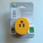 Rv 30a To 110v Power Cord Adapter Plug 30a Male To 15a Female Camper
