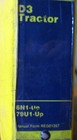Caterpillar Cat  D3 Crawler Tractor Dozer Bulldozer Service Repair Shop Manual