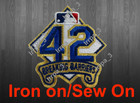 Jackie Robinson Metallic Patch April 15 15th Baseball Jersey Patch 2025 Iron On