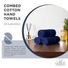 100  Cotton Hand Towel Set Of 4 16 X 28 Inches Sustainable Soft Highly Absorb   