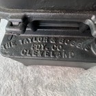 Antique Cast Iron Sad Iron Camp Heater Stove Restored   Working Tayor   Boggis