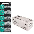 Murata 377  sr626sw  Silver Oxide Watch Battery  100 Pack 