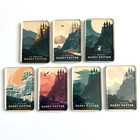Harry Potter Series All 7 Book Cover Art Acrylic Refrigerator Magnet Set