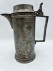 Antique Pewter Beer Stein Tankard Hallmark   Makers Mark On Bottom Initials