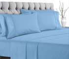 Lux 4 Piece Bed Sheet Set 1800 Cool Bamboo Collection Luxury Comfort Deep Pocket