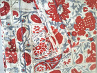 Ralph Lauren Standard Pillow Shams Kelsey Paisley - Red Blue Cream - A Pair