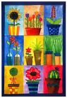 New Flower Pots Garden Flag 12 x18  Spring Summer Flowers Decorative Flag 