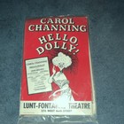 1978 Carol Channing Broadway Hello Dolly Window Card Poster Lunt-fontanne 14x22
