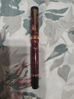 Parker Duofold Centennial Burgundy Marble 18k Gold M Nib Fountain Pen Uk 