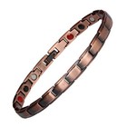 Thin Pure Copper Magnetic Bracelet Women Men Restore Balance Energy Power Calm Q